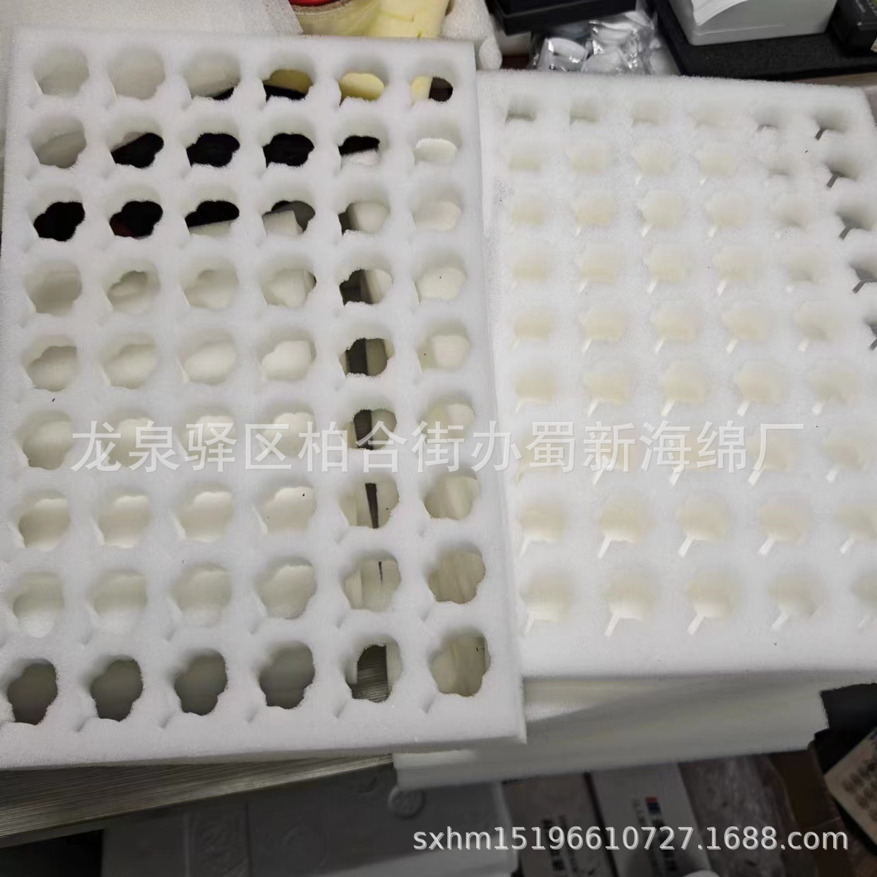 厂家供应白色海绵车厘子礼品盒缓冲包装海绵/车厘子樱桃包装海绵