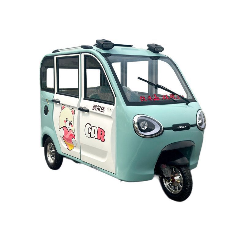 Enclosed Electric Tricycle for Household Use