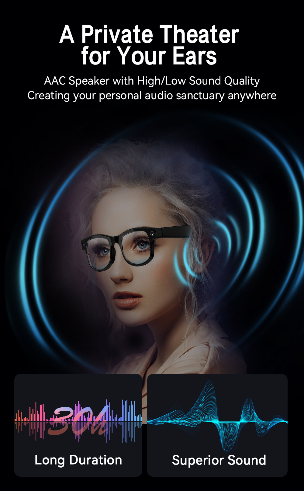 Smart Glasses With Camera For Photo, Video, Calling And Translate_voghion.com