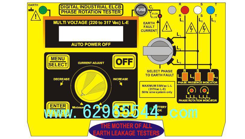 三相漏电保护器测试仪 型号 SHB7-6221EL库号 M168194