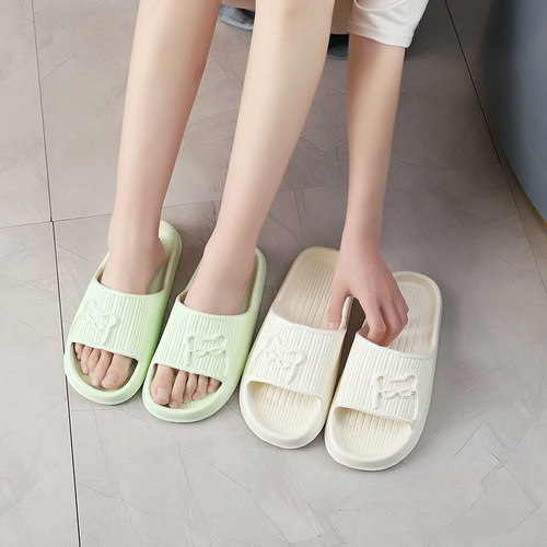 Super light EVA foam summer new thick-soled sandals with a feeling of stepping on shit, anti-slip, anti-odor and high-elasticity, couple home fashion