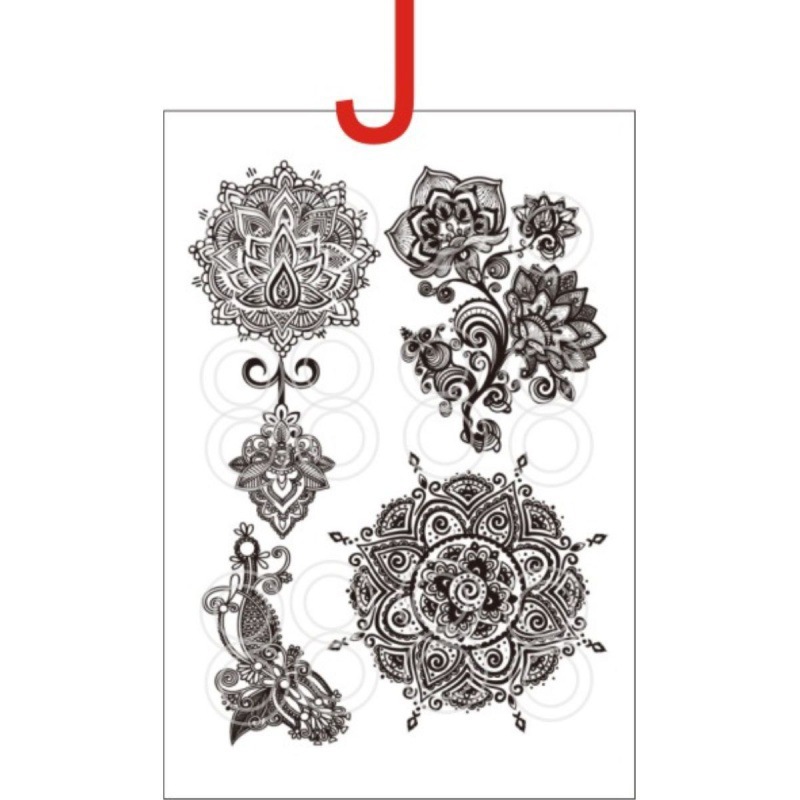 黒模擬レース太ももリボンレースレッグリングタトゥーステッカー防水女性の持続的なセクシーな手首女の子