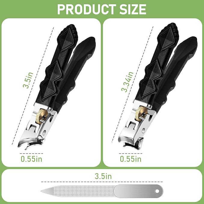跨境大号指甲刀指甲剪刀弯头剪厚硬脚趾甲大开口修脚钳组合工具套|undefined