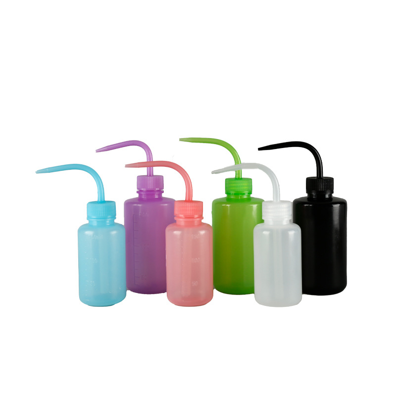 Fábrica al por mayor suculento regadera 150ml apretón de riego puede suculento micro paisaje botella de lavado de plástico