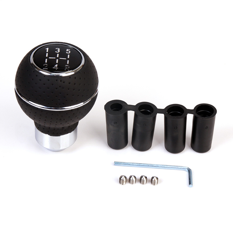 Cross-border hot sale suitable for car modification 5-speed shift handball gear lever gear handle head gear handle ball accessories