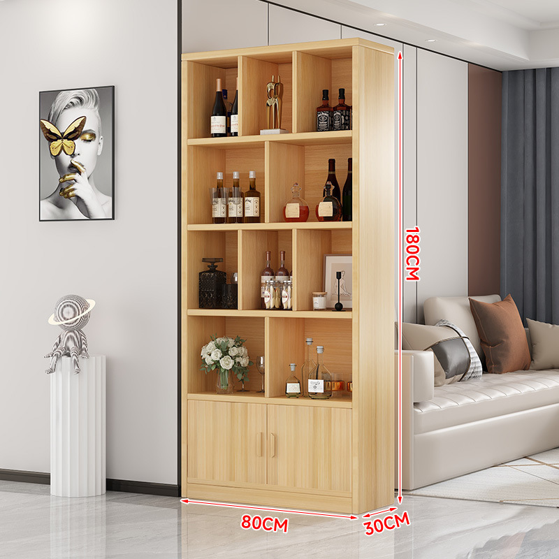 Gabinete de archivos de oficina Gabinete de archivos de madera Gabinete de archivos de madera simple y moderno con puertas Gabinete de almacenamiento multicapa