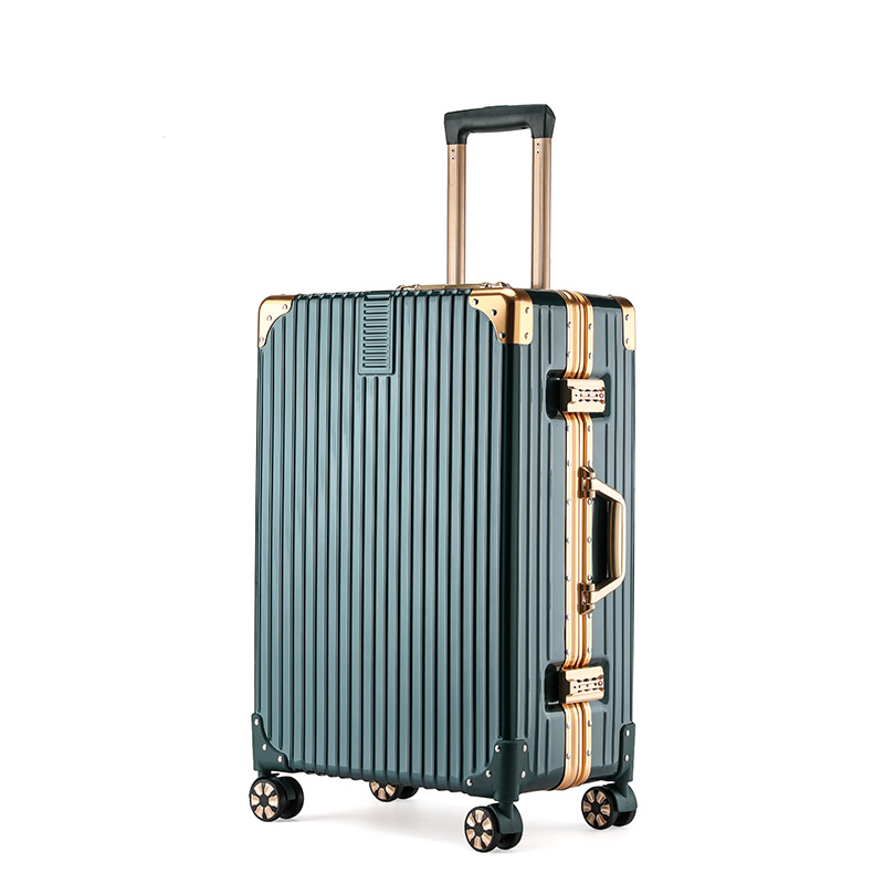 Equipaje ins Internet Celebrity Nuevo 2021 maletín Trolley para hombres y mujeres Contraseña de 26 pulgadas Funda de cuero fuerte engrosada duradera 24