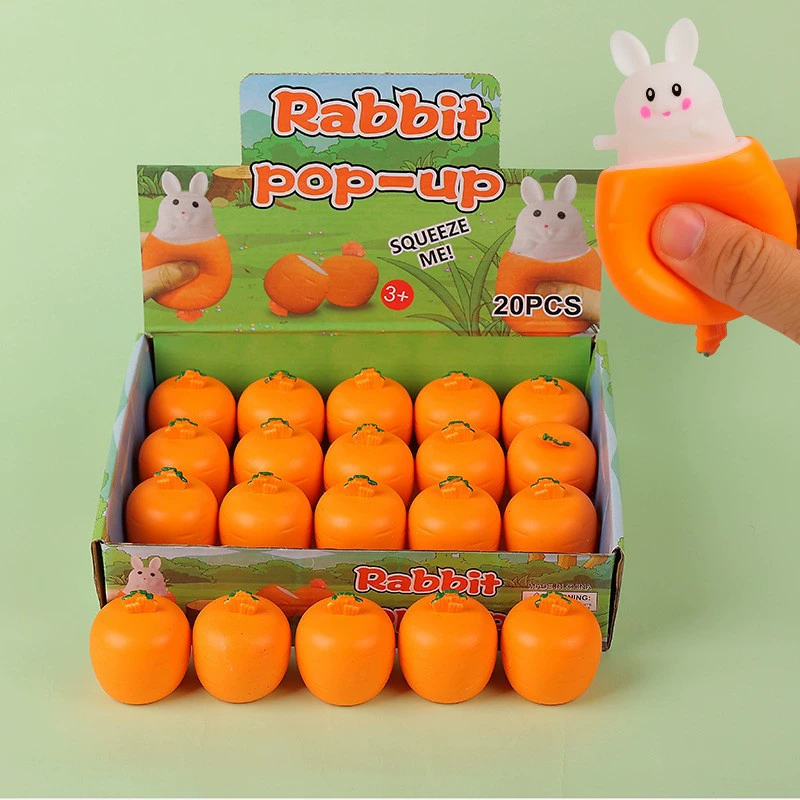Realistic Squishy Toy (TPR) — Simulation Bun & Decompression Slime, Assorted 5–10 cm