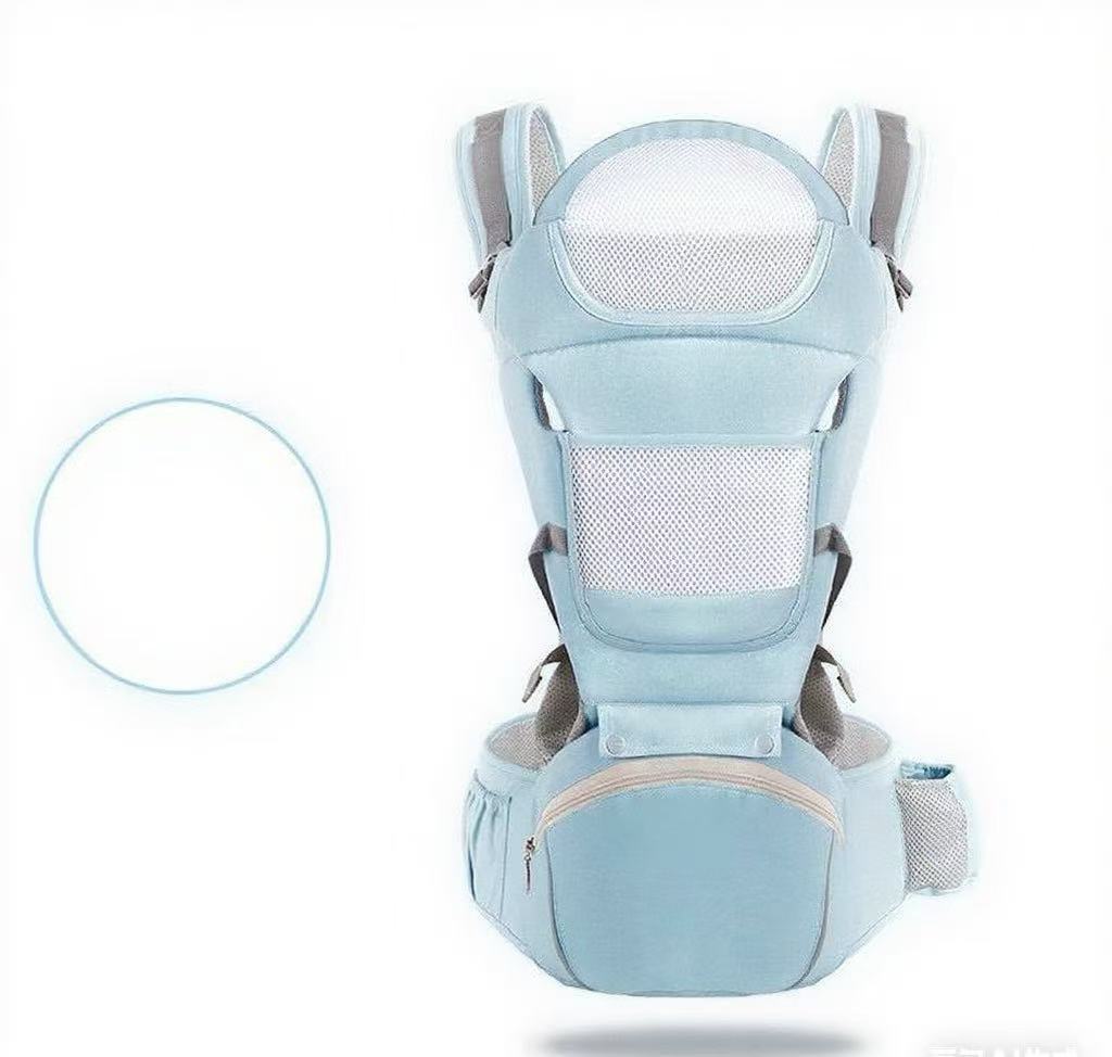 Cintos para bebés, taburete de cintura para bebés ligero multifuncional para cuatro estaciones, asiento delantero y trasero de doble propósito para llevar a un bebé image 7