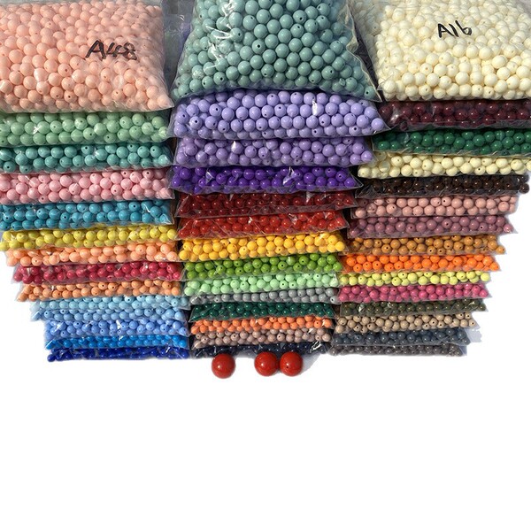acrylic round beads