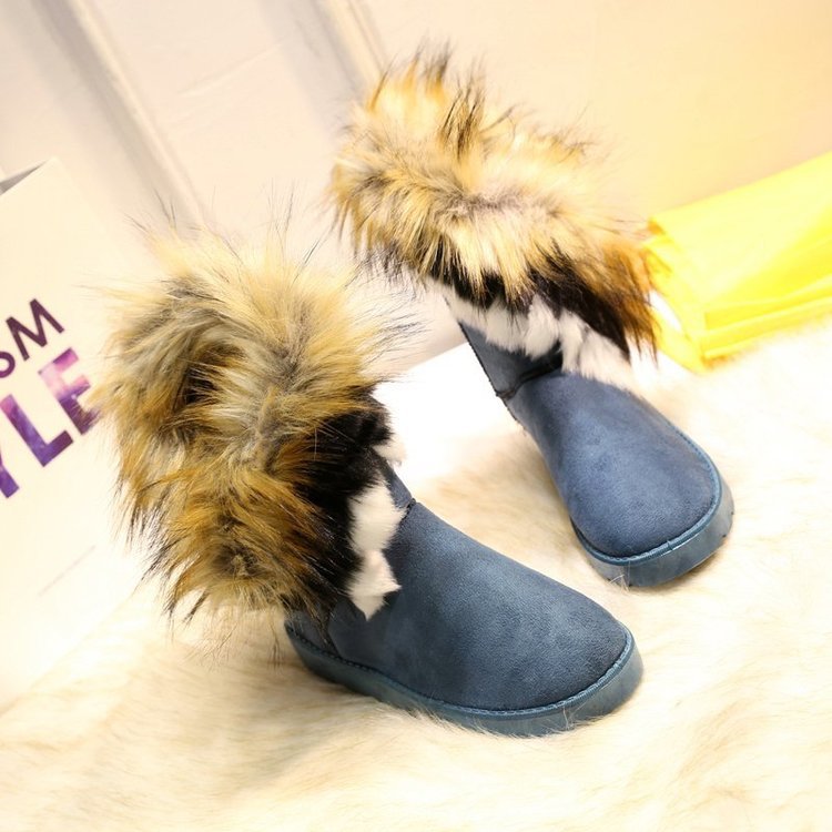 Women's Streetwear Solid Color Round Toe Snow Boots display picture 5