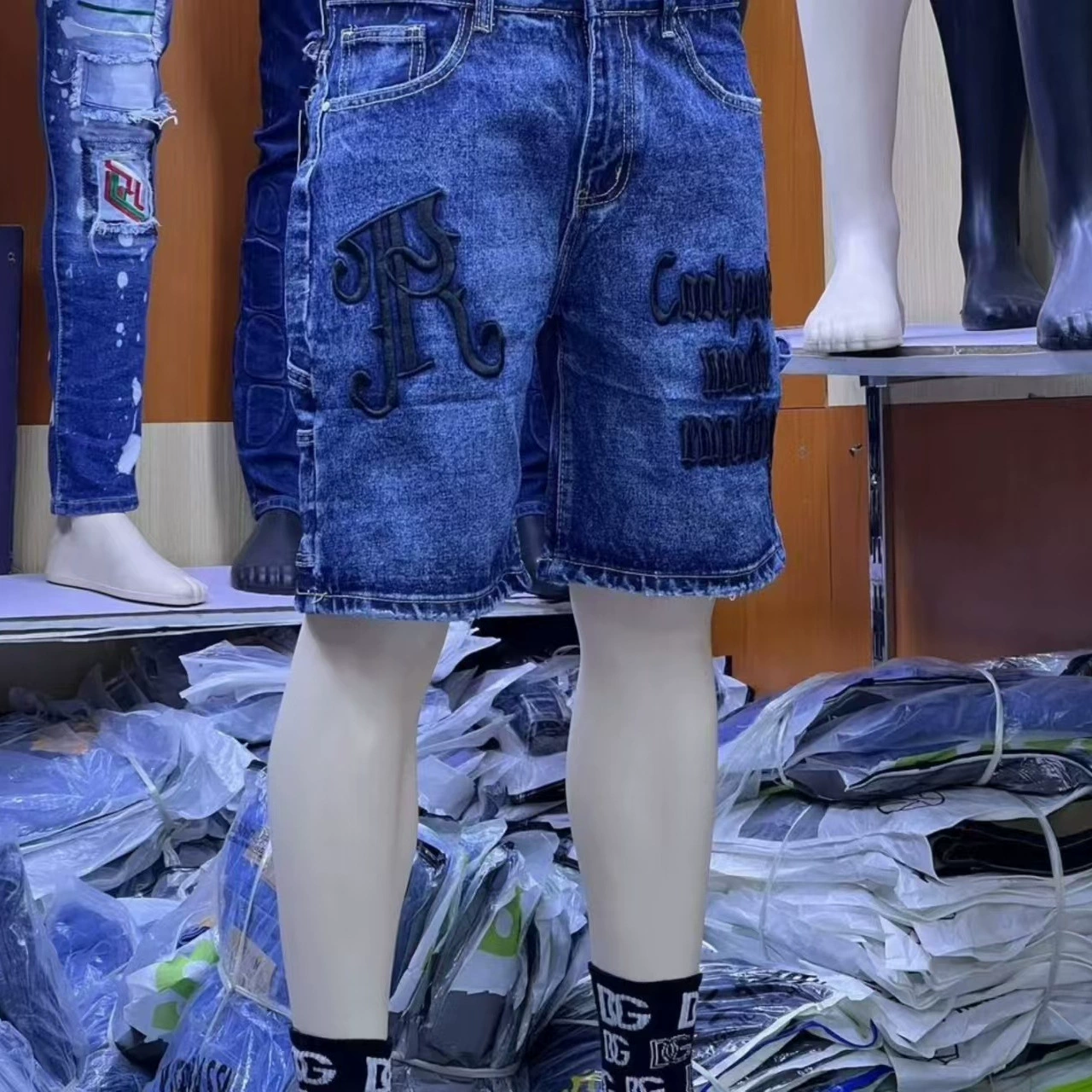 Джинсы джинсы новые мужские брюки Men's jeans shorts wholesale