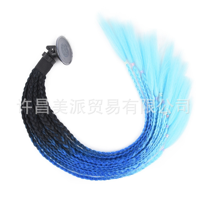 Casco sucio trenza casco decoración casco accesorios eres hambriento Meituan llevar jinete trenza