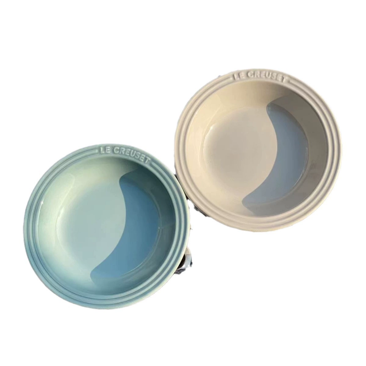 Керамическая посуда Le Creuset Cool Ceramics 15см сетевая тарелка-поднос глубокая круглая, подарочная коробка, вариации цвета
