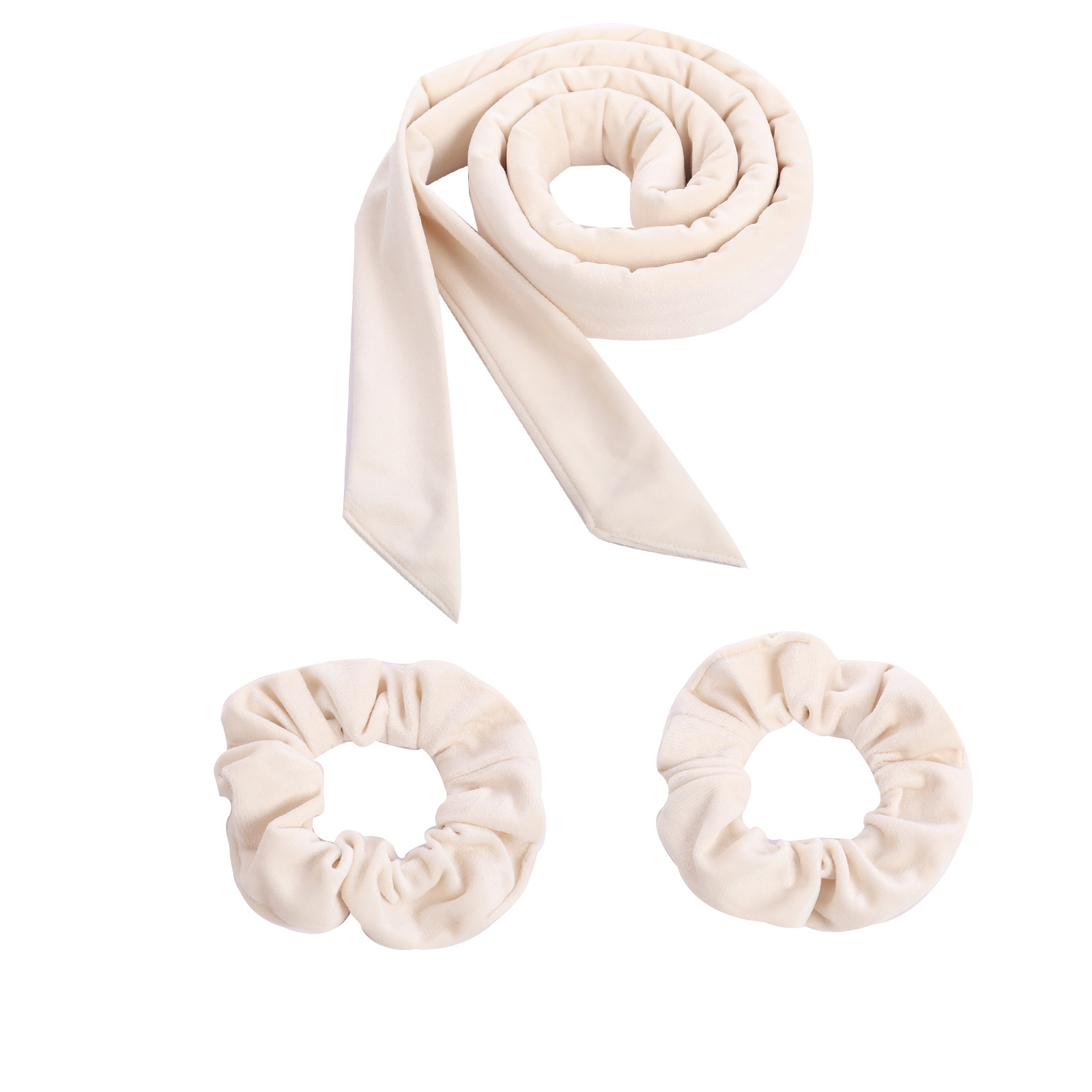 Fabricante Amazon arco rizador de pelo perezoso sueño peluquería onda grande sin calor rizador de pelo diadema