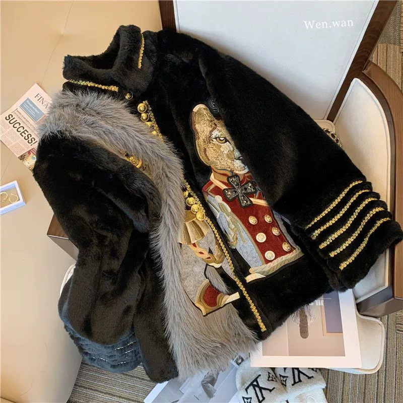 Новое маленькое ароматное меховое пальто новое женское зимнее взрывное пальто