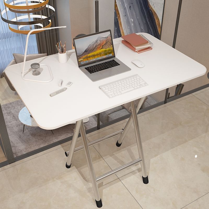 Mesa plegable simple portátil rectangular contra la pared pequeña mesa dormitorio de alquiler mesa de comedor pequeña mesa cuadrada al aire libre