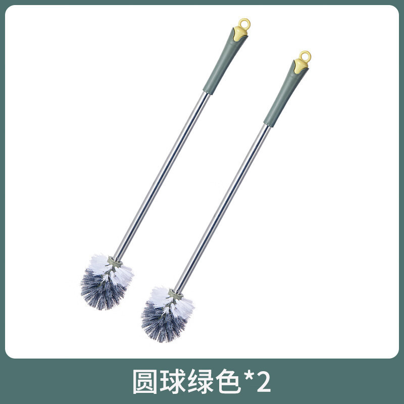 cepillo de inodoro doméstico redondo cuadrado espeso de plástico de acero inoxidable cepillo de inodoro cepillo de hendidura curva cepillo sanitario al por mayor