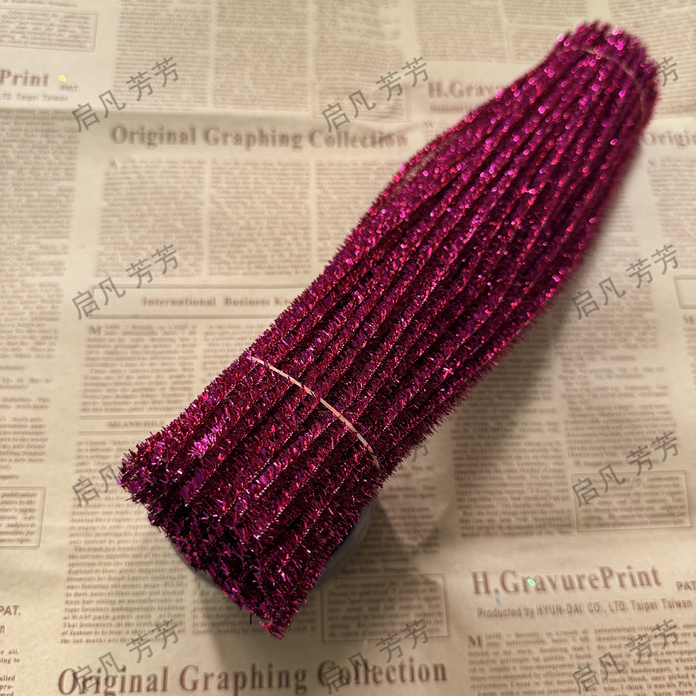 Cebolla de oro colorido DIY palo torcido brillante palo torcido colorido cebolla de oro raíz del pelo nieve fría Wei flor Accesorios