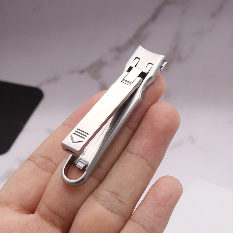 新しいドイツ製爪切りクラフト爪切り折りたたみ薄型多目的ステンレス鋼爪切り旅行キーホルダー|undefined