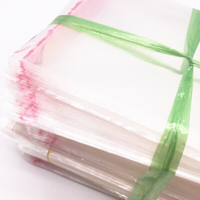 100pcs 7x11cm Resealable Poly Bag Transparent Opp Bag plastic bag