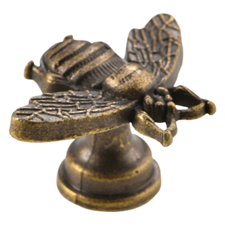 Aleación antigua estrella de mar creativo mango cajón solo agujero nórdico armario abeja puerta manija animal armario puerta