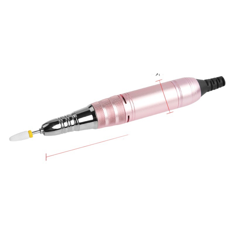 Pulidora de uñas portátil USB de 30000 rpm, removedor de uñas eléctrico, mini pulidora de uñas tipo bolígrafo para uso doméstico