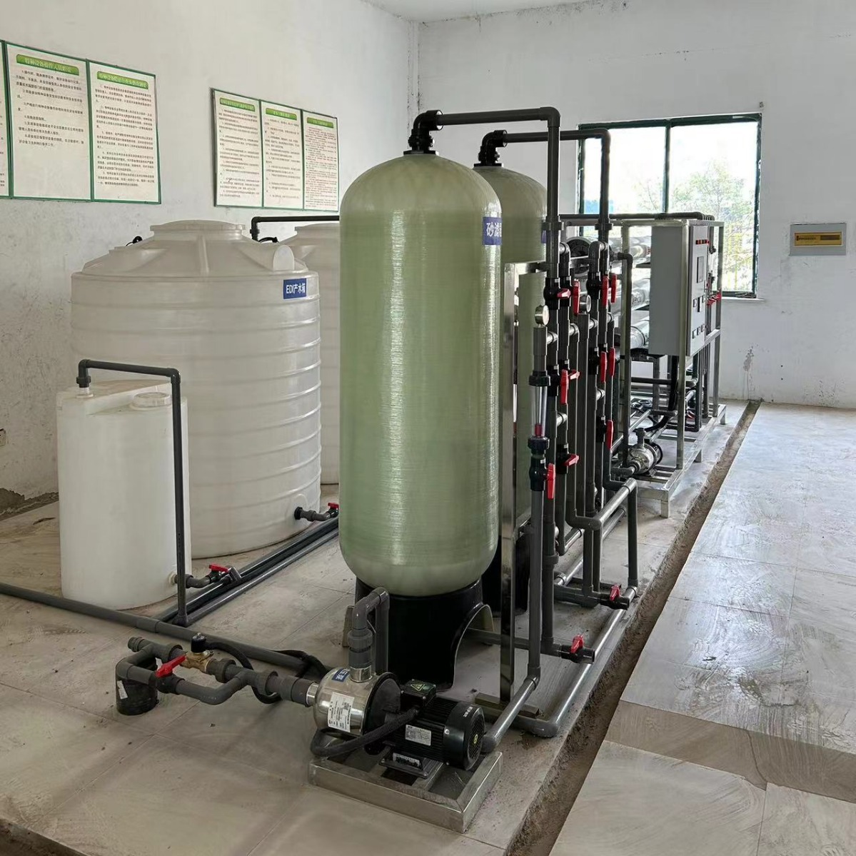 Photovoltaic, Gelatinous Materials, Secondary Ro, Reverse Osmosis, Edi High-Purity Water Equipment, 18 Megaohm Water Output, Fully Automatic