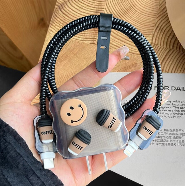苹果16Pro充电器保护套适用快充头ipad苹果13快充20w数据线保护套|undefined