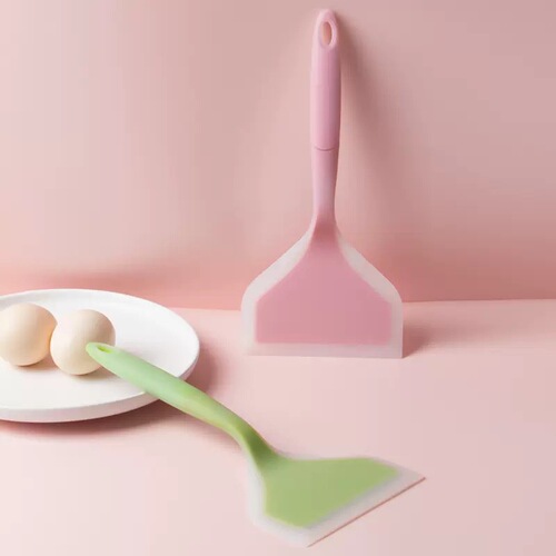 Silicone spatula non-stick spatula tamagoyaki spatula thick egg roasting spatula frying pan spatula nougat spatula wholesale