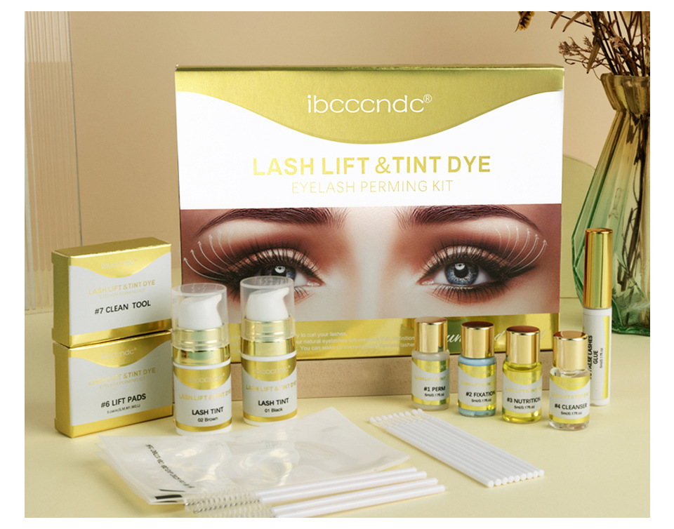 carina Ibcccndc LashLift keratin cold perm curling hot dye eyelash set_voghion.com