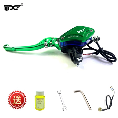 and Rear Brake Turtle King Julong | Other brake systems - green-left-leaf-adjustable-upper-pump-comes-with-brake-oil-installation-package