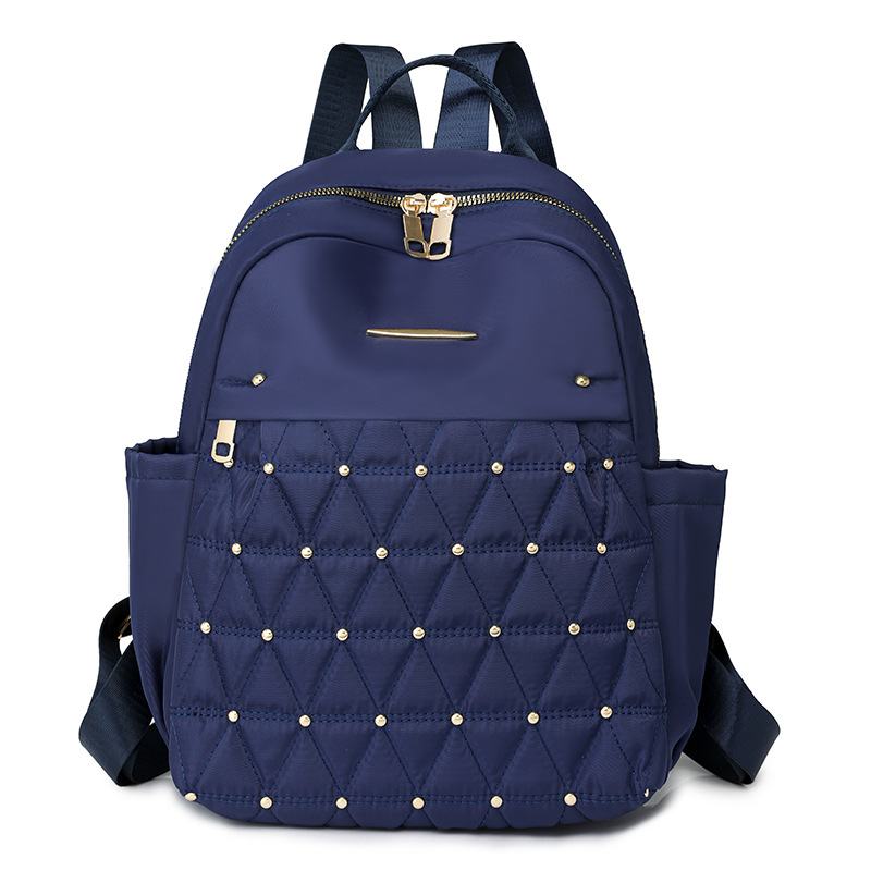 Mochila de Nailon para Mujer, Nueva Moda 2025, Mochila Acolchada para Mujer, Estilo Coreano, Versátil, Gran Capacidad, Mochila de Viaje