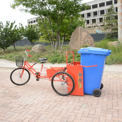 Sanitation Pedal Tricycle Shandong Elektrik zibil maşınları