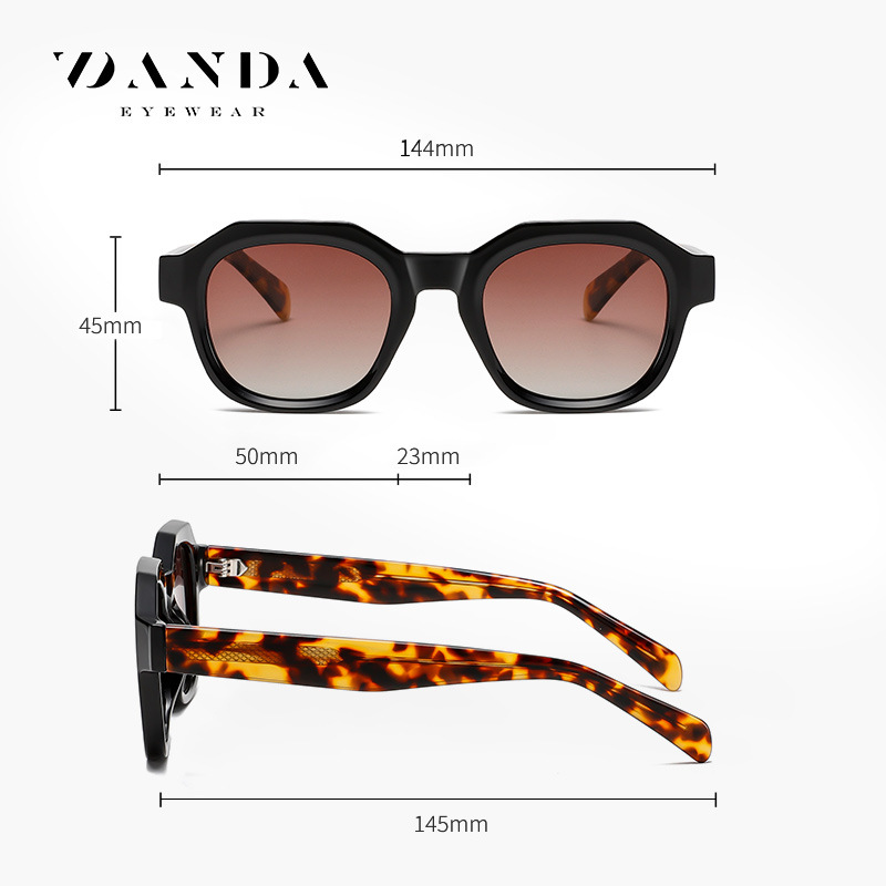 Nuevas gafas de sol polarizadas de placa S31112 Gafas de sol de moda de tiro en la calle al aire libre para mujeres Gafas de sol de conducción