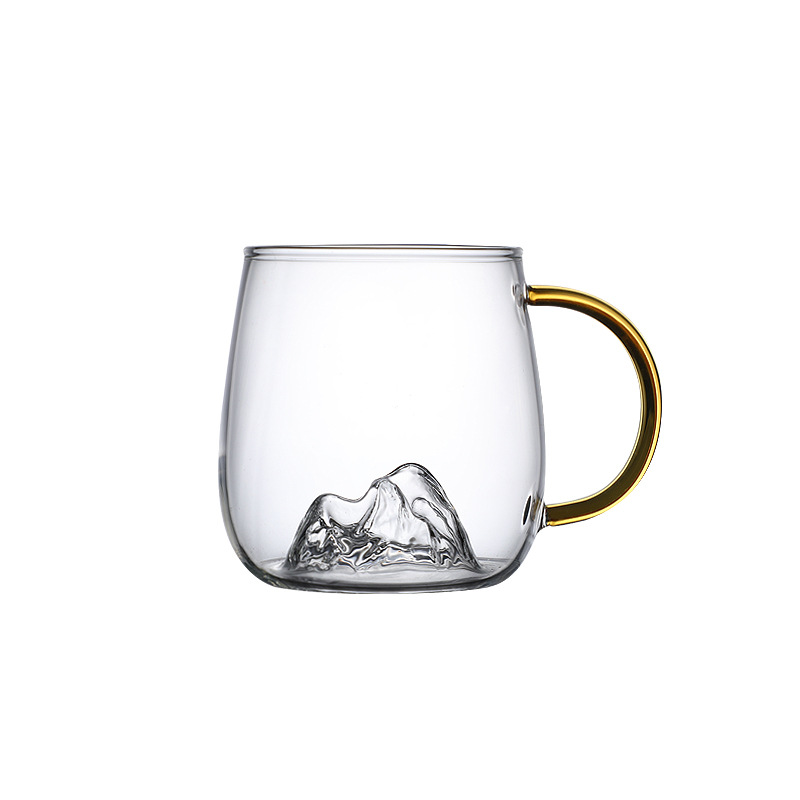 Resistente a altas temperaturas oficina en el hogar vista montaña taza de hongos colorido nicho de diseño de alta calidad taza de café de leche taza de agua