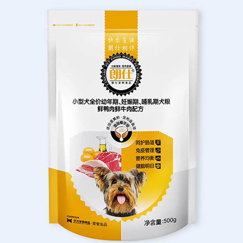 朗仕狗粮5005袋奶糕幼犬成犬靓毛配方雪纳瑞贵宾比熊通用型犬