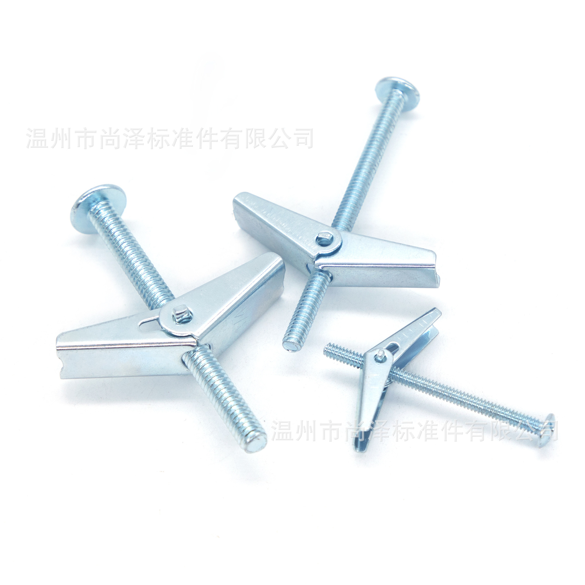 British American cross-border in stock gypsum board ceiling decoration expansion screw umbrella expansion card iron aircraft orchid clip