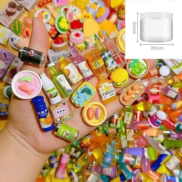 Food and Play Mini Small Items Toy Snack Model Beverage Wine Substitute Resin Beverage Supermarket Small Wine Bottle MINI