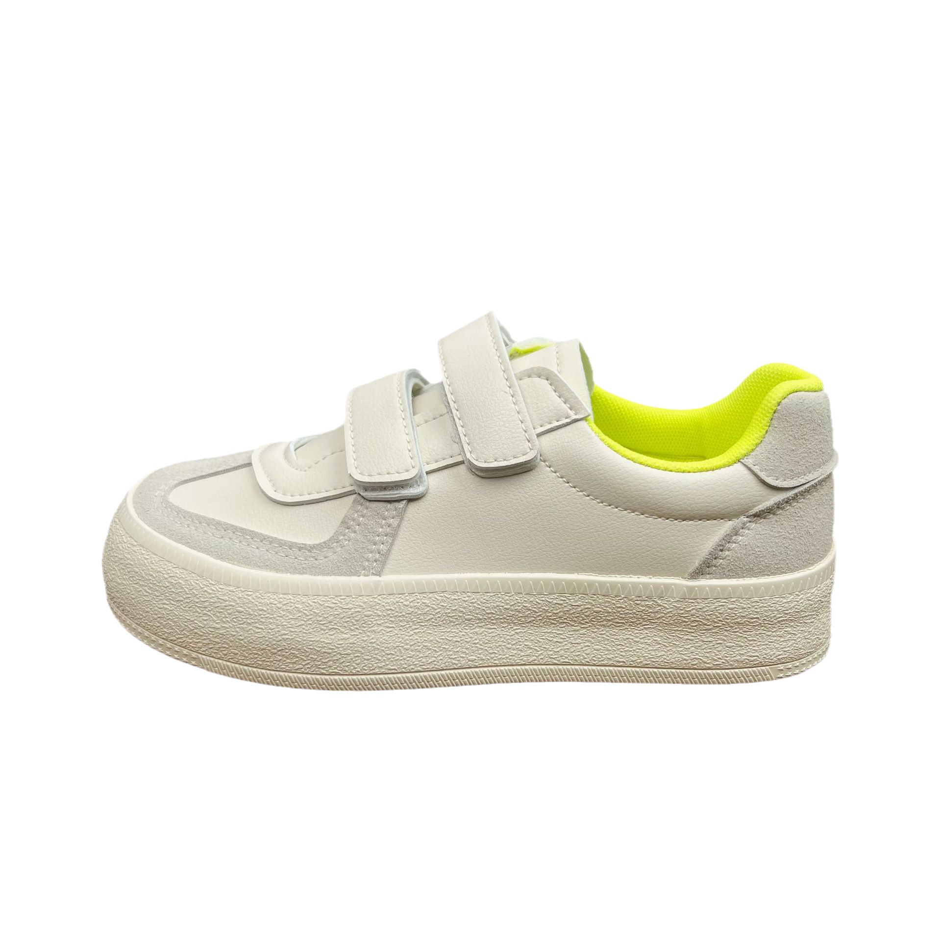 Yuanbo otoño nuevo estudiante estilo coreano versátil zapatos de mujer Maillard zapatos de lona de moda perezosos zapatos de velcro