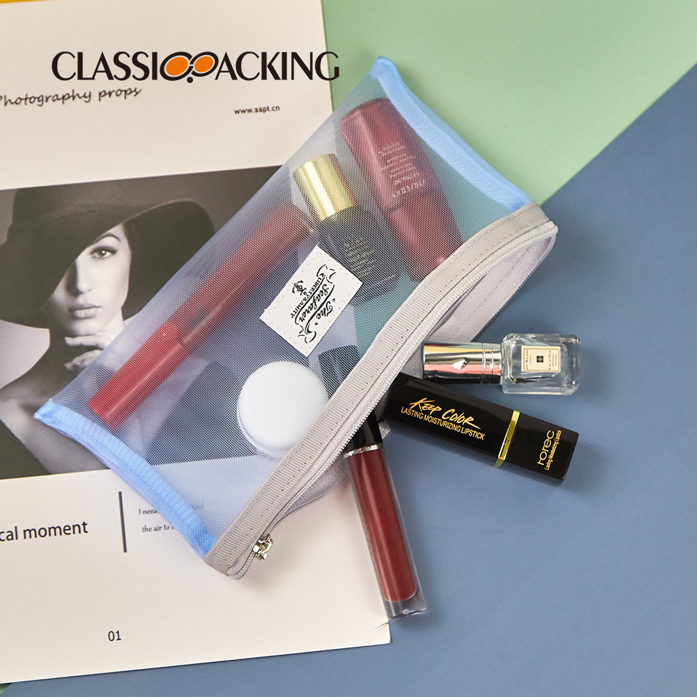 2025 nuevo fabricante de bolsas de malla de gran capacidad bolsa de almacenamiento de productos de belleza al por mayor bolsa de cosméticos multicapa multifuncional