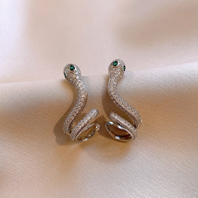 Temperamento de pendientes verdes pendientes ligeros lujosos de alto nivel sensación de pendientes zircon flores joyas geométricas al por mayor fábrica
