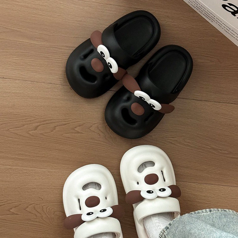 Высокая ценность Милая Мультяшная собака Майрада Эва Мэри Джейн дырки туфли