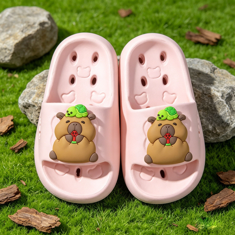 2026 New Children's Home Slippers Dopamine 3-6 Years Old Original Silent Non-Slip Cute Bathroom Drainage Slippers 2026 New Children's Home Slippers Dopamine 3-6 Years Old Original Silent Non-Slip Cute Bathroom Drainage Slippers