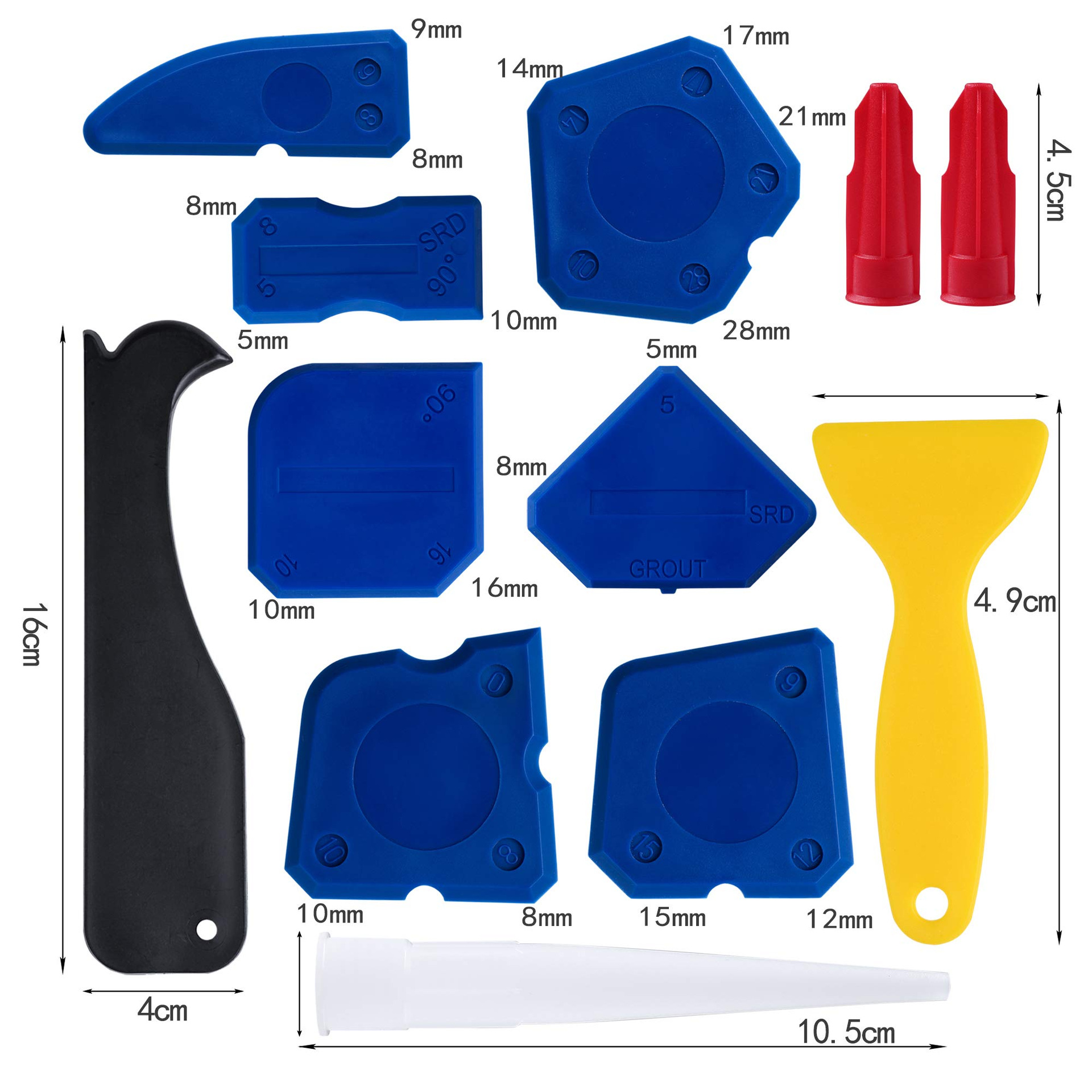 玻璃胶打胶尖嘴塑料刮板阴阳角器铲胶器除胶刀刮胶板美缝填缝铲刀