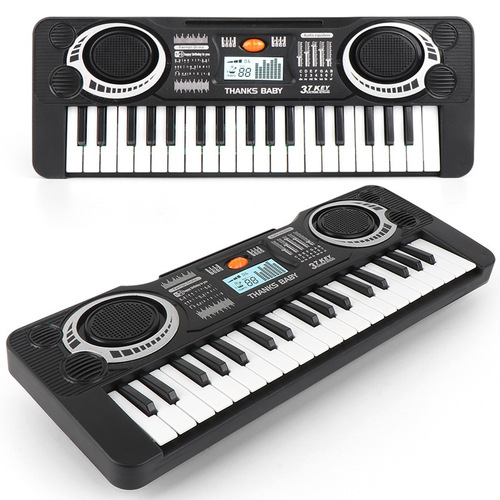 Cross-border Amazon toy internet celebrity 37-key electronic keyboard music piano toy gift boy toy street stall