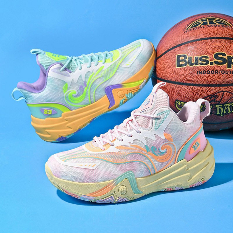Tenis de Básquetbol para Entrenamiento de Caucho y Malla Ligero para Hombre y Mujer