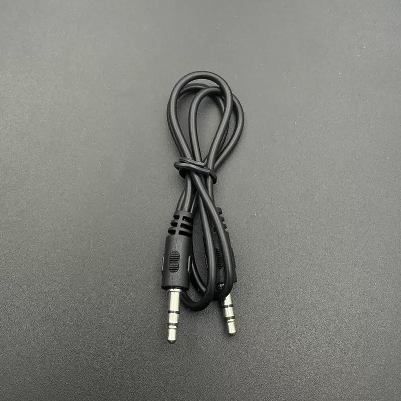 音箱声卡充电线车载车用1米音频线3.5mm对公对公AUX对录线