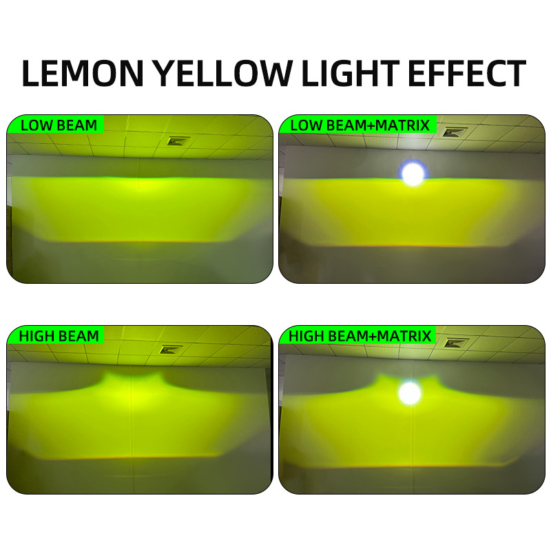 3. pulgadas tres láser directo LED doble luz lente de lámpara de niebla de automóvil adaptación de soporte universal a prueba de agua cerca y lejos