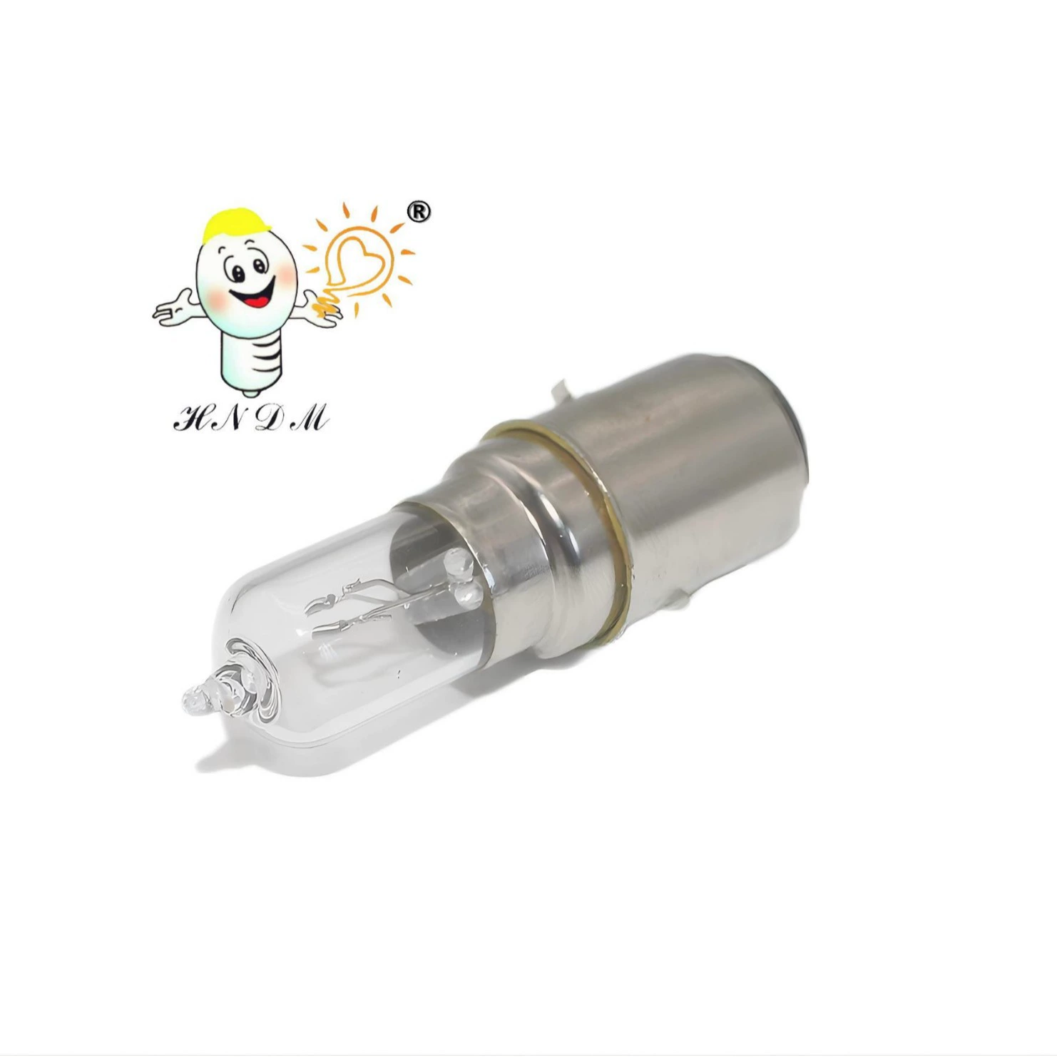 Лампа для мотоцикла/фары/галогенная лампа BA20D 12V35/35W с двойным цоколем и плоским проводом для электромобилей